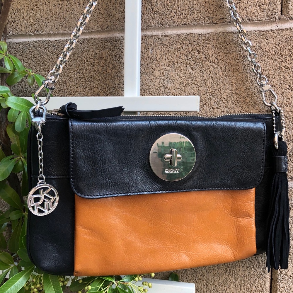 DKNY Colorblocked Shoulder bag
